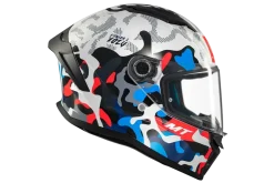 MT Stinger 2 Yozu Full Face Motorcycle Helmets Blue / White