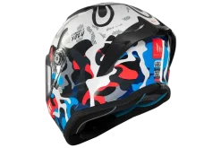 MT Stinger 2 Yozu Full Face Motorcycle Helmets Blue / White