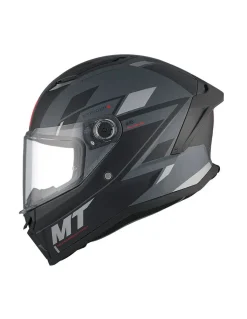 MT Stinger 2 Zivze C2 Full Face Motorcycle Helmets Matte Black Grey
