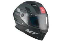 MT Stinger 2 Zivze C2 Full Face Motorcycle Helmets Matte Black Grey
