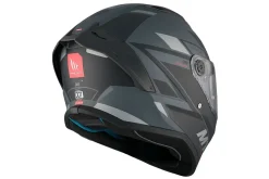 MT Stinger 2 Zivze C2 Full Face Motorcycle Helmets Matte Black Grey