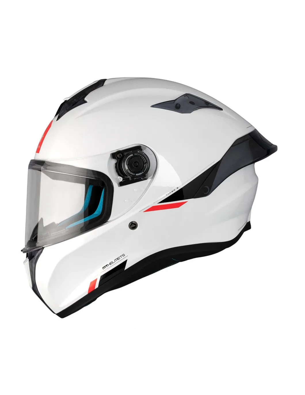 MT TARGO S SOLID A0 Caschi sportivo integrale da moto unisex bianco perla