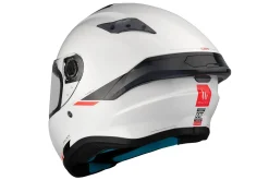 MT TARGO S SOLID A0 Caschi sportivo integrale da moto unisex bianco perla