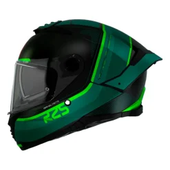 MT Thunder 4 SV R25 C6 Black Green Matte Full Face Motorcycle Helmets
