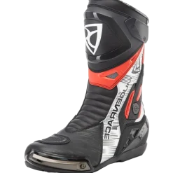 MUGANRAS BOAT-MAN-2390 PHANTOM PLUS Motorcycle Boots Black Red
