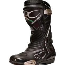 MUGENRACE Bat-Me-1690 Muiran Capisco Tre Moto Sports Boots Black