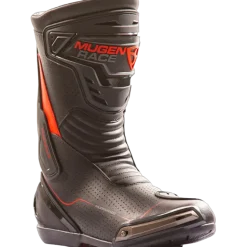 MUGENRACE BOT-MNR-2393 Sports Bike Speed ​​Boots Black Red