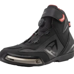 MUGENRACE BOT-MNR-2392 Woody Motorcycle Touring Shoes Black