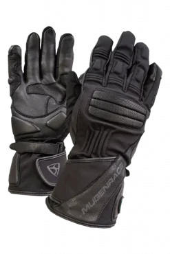 MUGENRACE FIRST WINTER Long Motorcycle Gloves Black