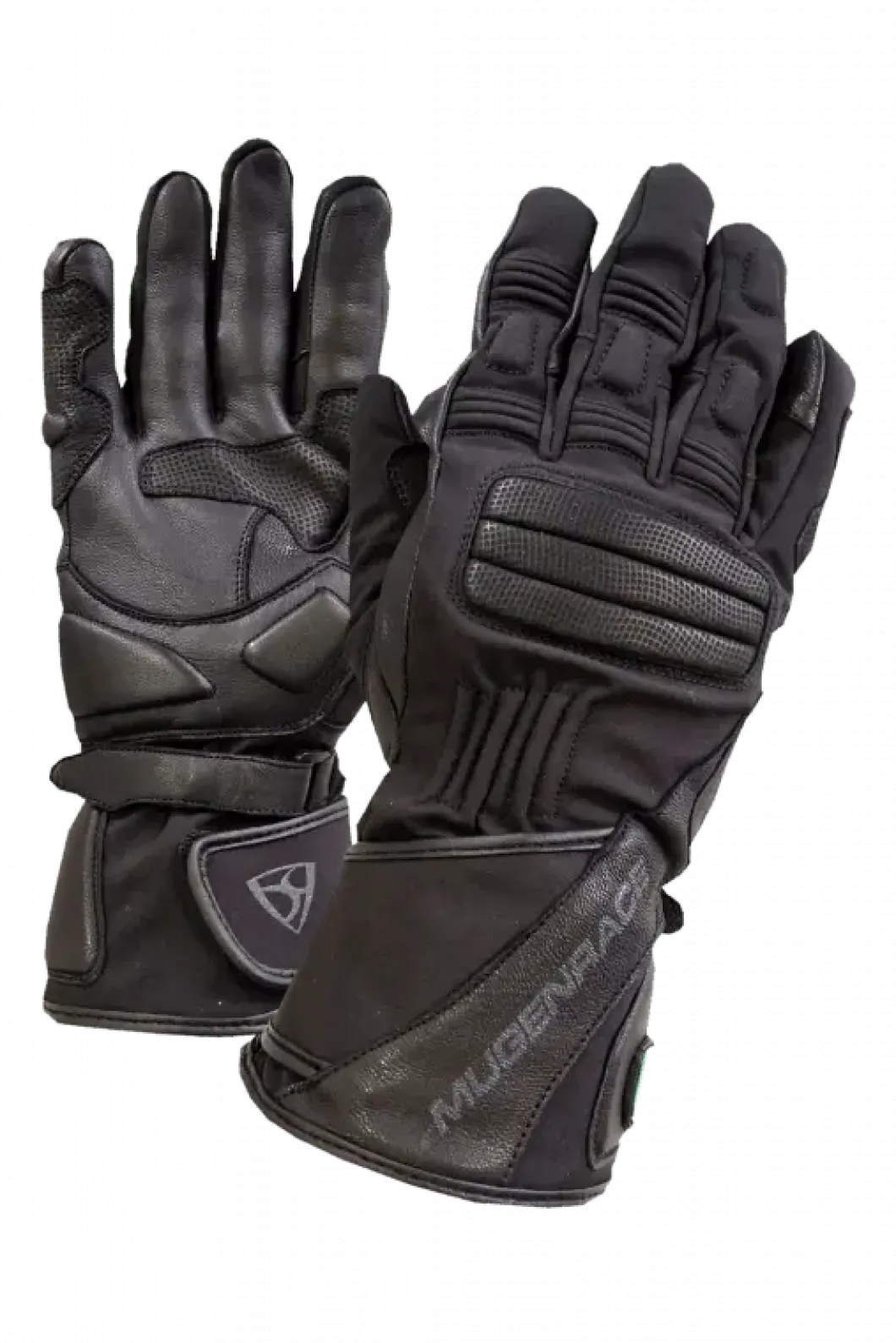 MUGENRACE FIRST WINTER Long Motorcycle Gloves Black