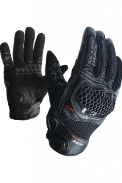 MUGENRACE G-MNR-2484 ABR-G Short Motorcycle Gloves Black