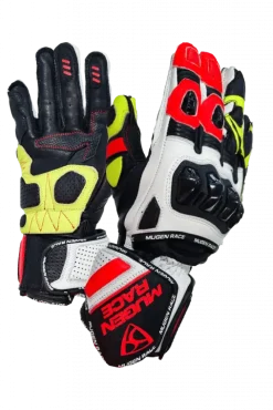 MUGENRACE G-MNR-2161 CHILI Sporty Urban Motorcycle Leather Gloves