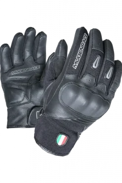 MUGENRACE G-MNR-1970 NEO SHORT Motorcycle Gloves Black