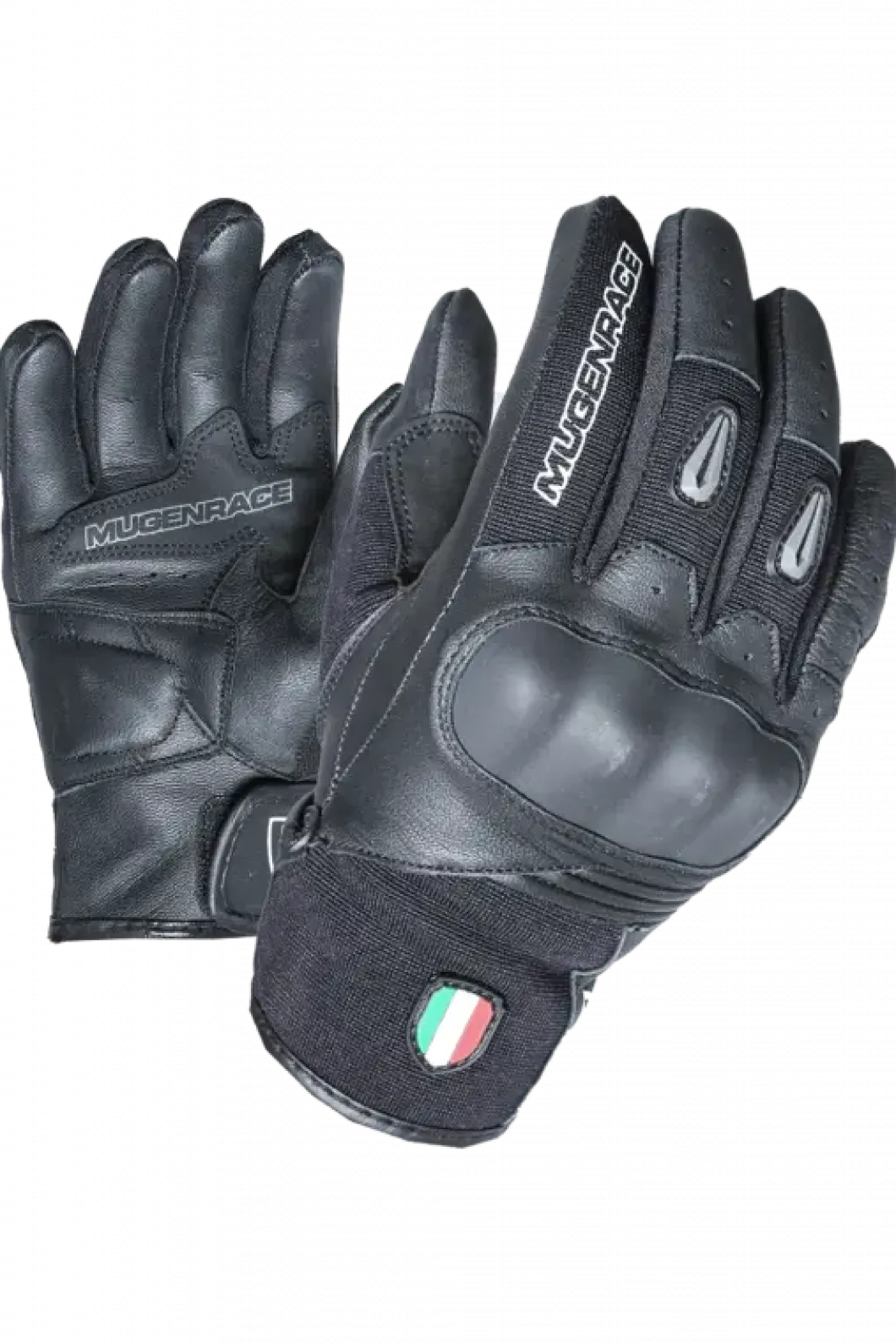 MUGENRACE G-MNR-1970 NEO SHORT Motorcycle Gloves Black