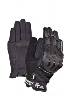 MUGENRACE G-MNR-1667 ROBOGGORE Motorcycle Short Gloves Black