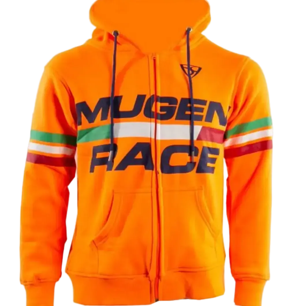 MUGENRACE H-MNR-2489 Orange Cotton Hoodie