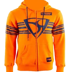 MUGENRACE H-MNR-2488 Shield Zip-Up Hoodie Orange