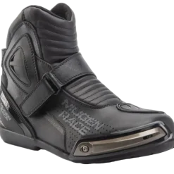 MUGENRACE MNR-2391 Hurry Moto Short Boots Black