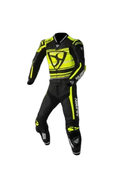 MUGENRACE MNR-2008 Rc-Max Two Piece Leather Suit White Black Yellow