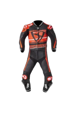 MUGENRACE MNR-2008 Rc-Max Two Piece Leather Suit White Black Red