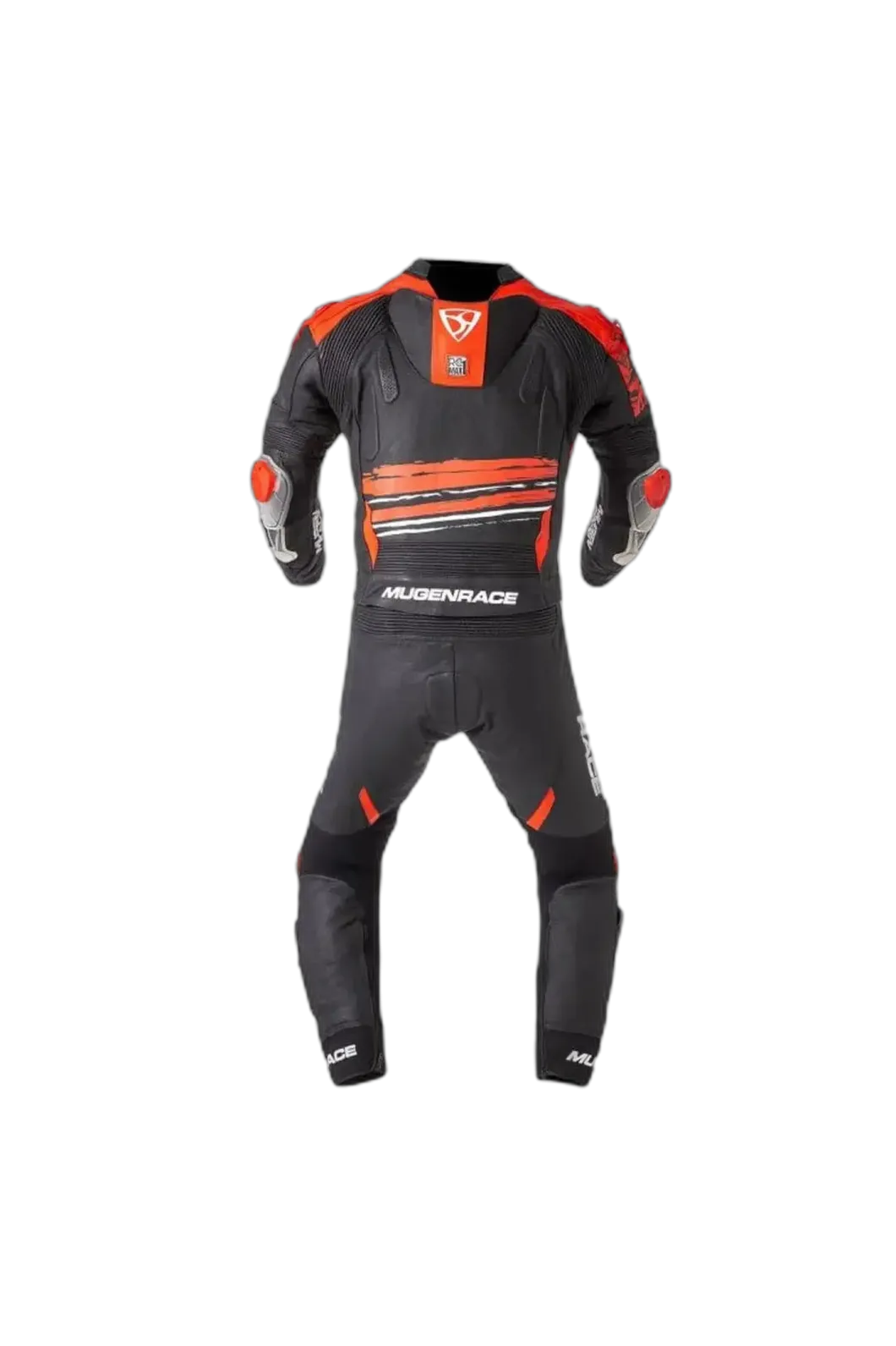 MUGENRACE MNR-2008 Rc-Max Two Piece Leather Suit White Black Red