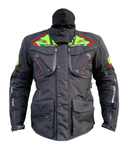 MUGENRACE NJ-MNR-2099 MARS Textile Jacket Black Fluorescent Yellow