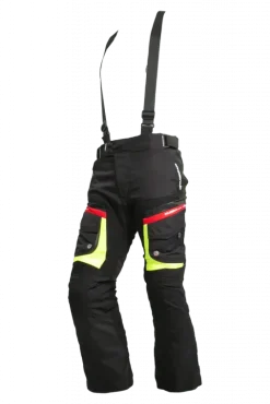MUGENRACE NP-MNR-2051 Motyo UNI Sex Textile Pants Black Yellow Red