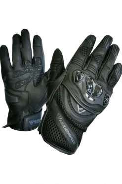 MUGENRACE ROCKY SHORT Urban Motorcycle Gloves Black