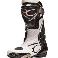 MUGENRACE Sphantom 3 Sport Motorcycle Boots Black White