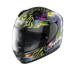 NOLAN N60-6 BARRIO 068 Full Face Motorcycle Helmets Black Yellow Purple Blue Pink