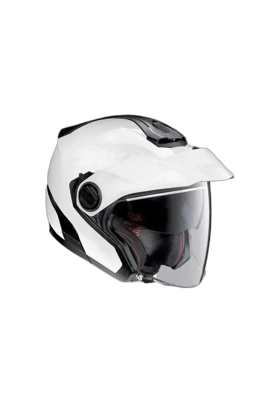 NOLAN N40-5 06 CLASSIC N-COM 005 Motorcycle Jet Helmets Matt White Black