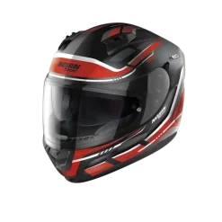 NOLAN N60-6 LANCER 062 Full Face Motorcycle Helmets Black White Red