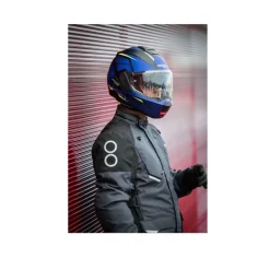 NOLAN N120-1 NIGHTLIFE N-COM 028 Modular Motorcycle Helmets Black Blue Yellow