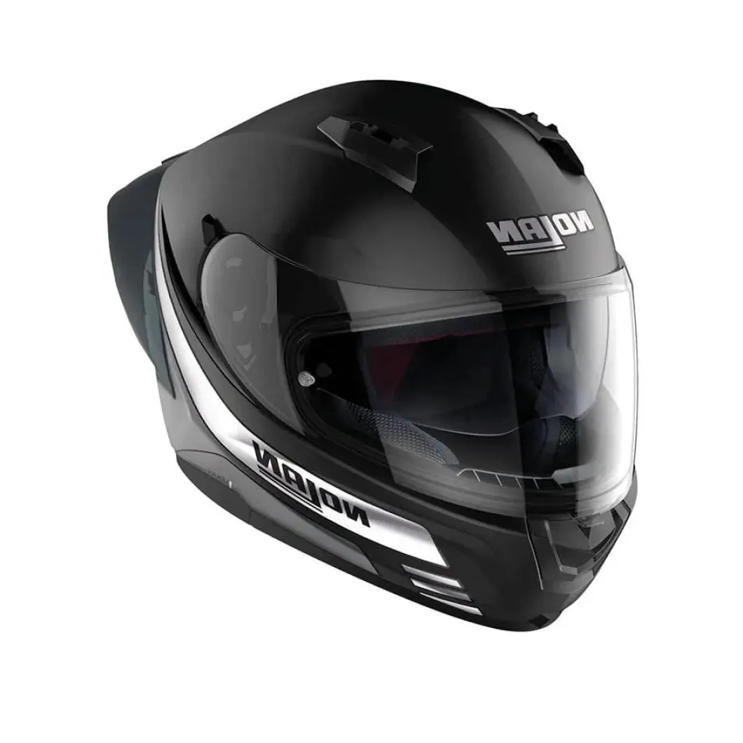 NOLAN N60-6 SPORT OUTSET 020 MOTORCYCLE Integral Helmets Black White