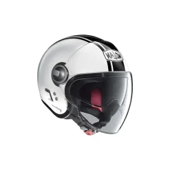 NOLAN N21 VISOR 06 DOLCE VITA 094 Motorcycle Jet Urban Helmets White Black