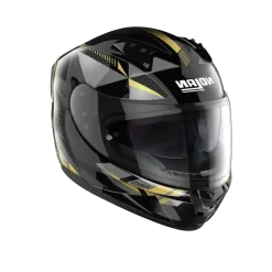 NOLAN N60-6 WIRING 075 Full Face Motorcycle Helmets Black Silver Gold