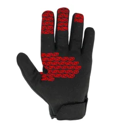 OSONE Guanti Estivi Unisex Nero Rosso