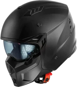 PREMIER 25 SUBVERTER U9BM CONVERTIBLE MOTORCYCLE HELMETS MATT BLACK
