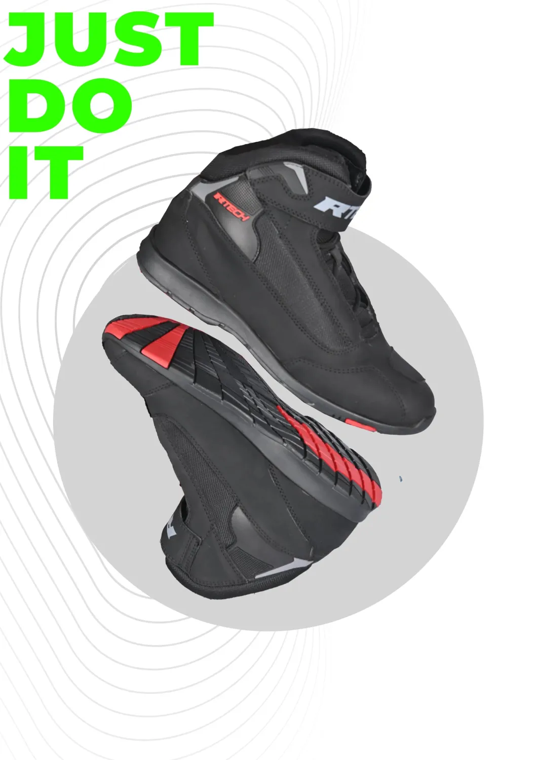 R-Tech Airpro Black urban motorcycles