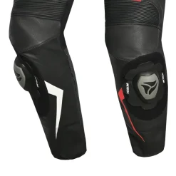 R-Tech Defender GP Full-Leather Racing Motorcycle Suit Black/White/Red