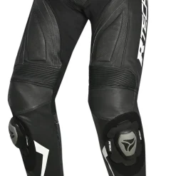 R-Tech Defender GP Full-Leather Racing Motorcycle Suit Black/White