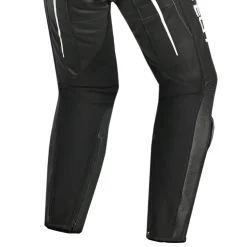 R-Tech Defender GP Full-Leather Racing Motorcycle Suit Black/White