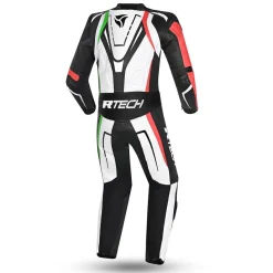 RTech Defender GP motorcycle suits Black/ White/ Red / Green
