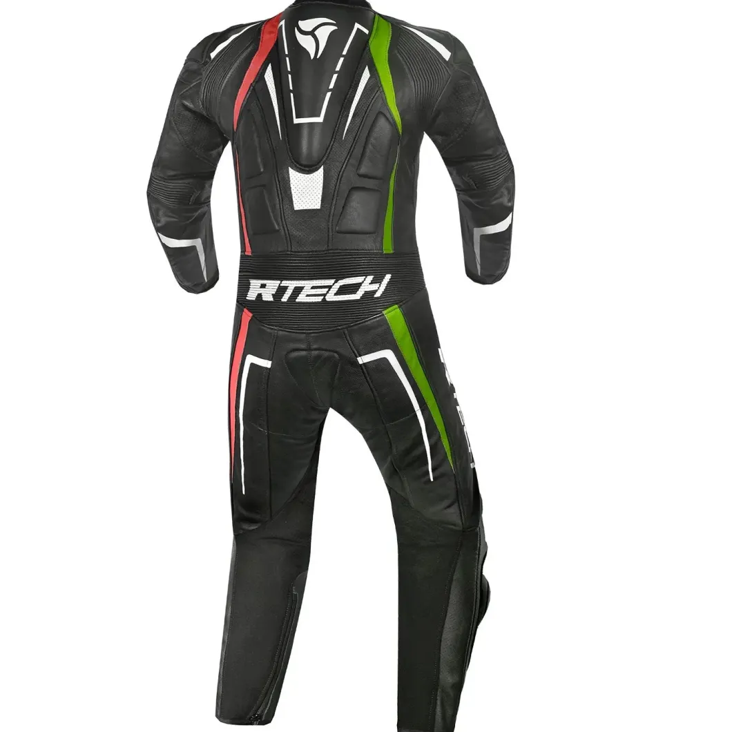 R-TECH Defender GP 1-Piece Suit Black/Red/Green