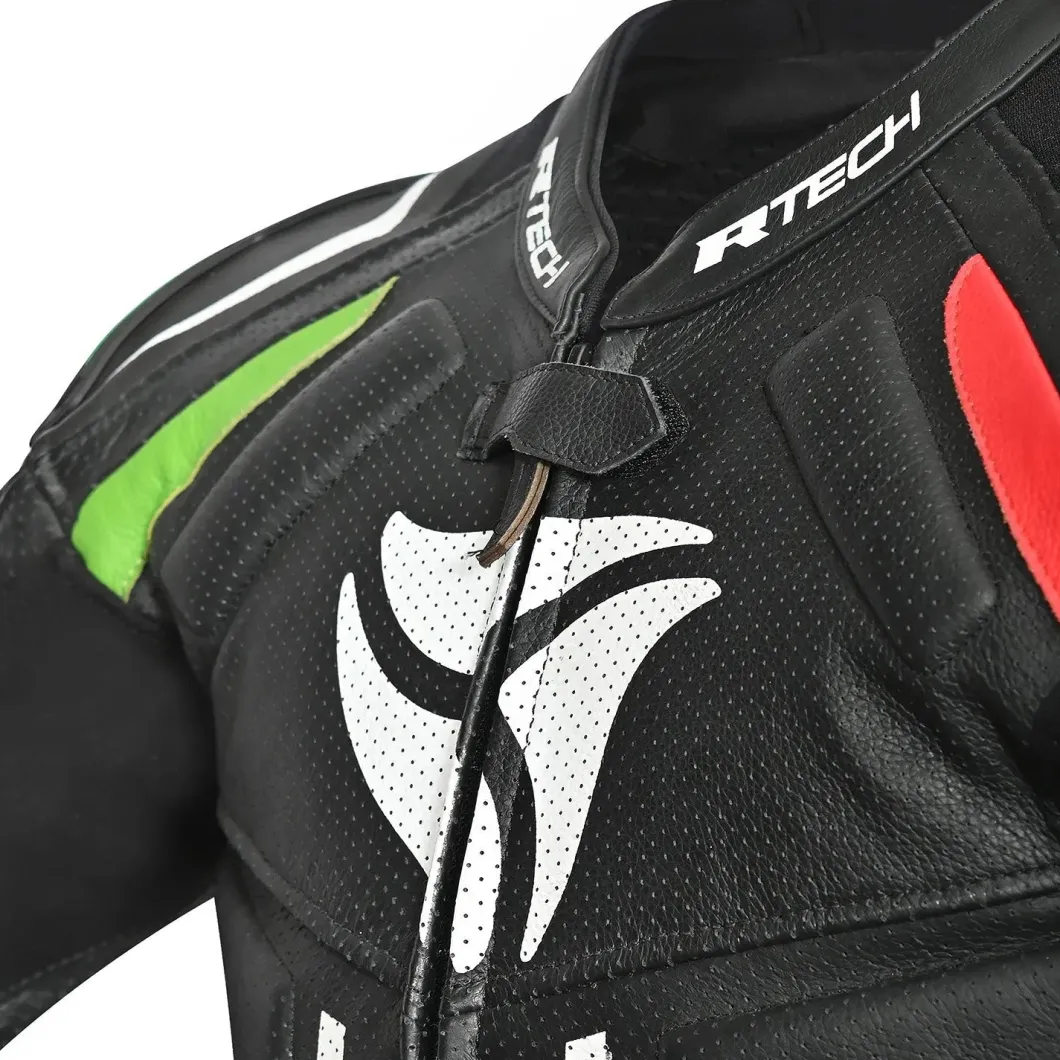 R-TECH Defender GP 1-Piece Suit Black/Red/Green