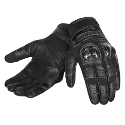 R-Tech Falcon Motorcycle Gloves Black