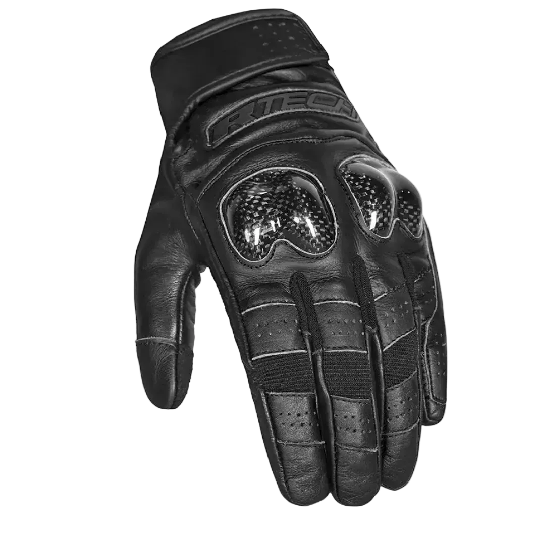 R-Tech Falcon Motorcycle Gloves Black
