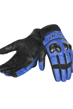 R-TECH Ghetto Falcon Motorcycle Gloves Black Blue