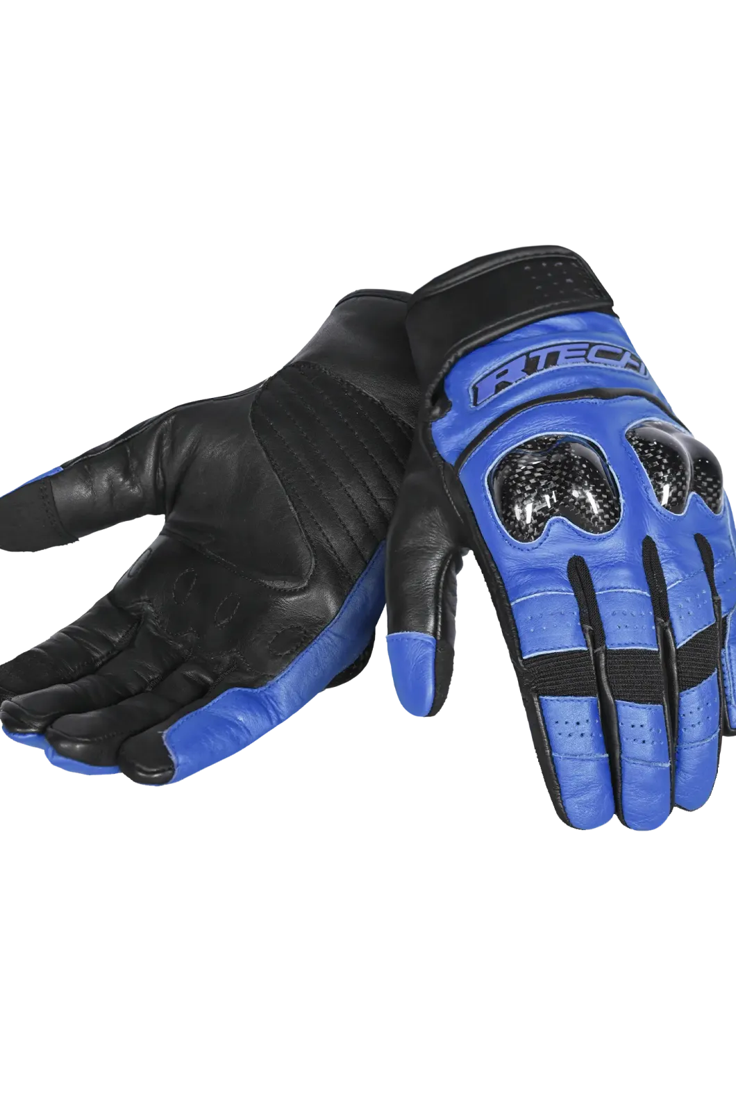R-TECH Ghetto Falcon Motorcycle Gloves Black Blue