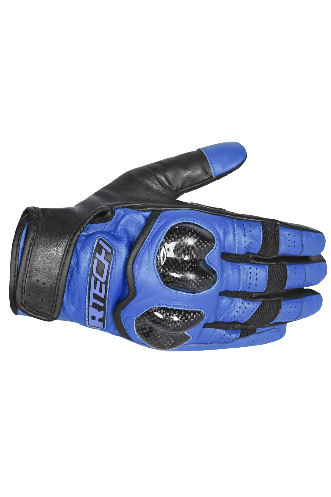R-TECH Ghetto Falcon Motorcycle Gloves Black Blue